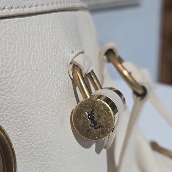 Authentic YSL Yves Saint Laurent Ivory Muse Bag - Picture 9 of 16